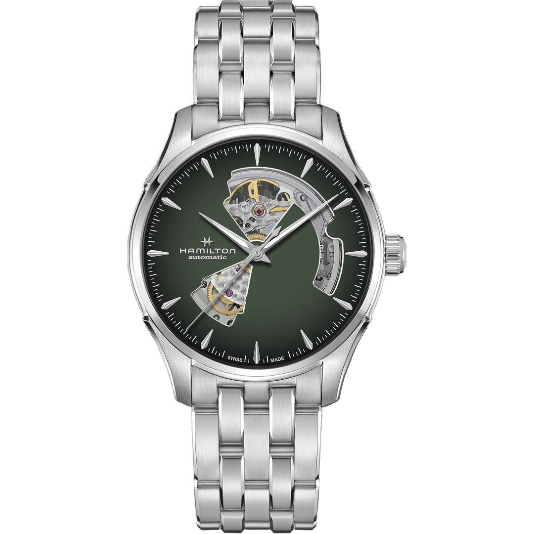 HAMILTON H32675160 Jazzmaster Open Heart Karóra