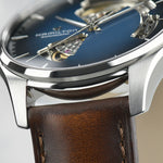 Kép betöltése a Galériamegjelenítőbe, HAMILTON H32675540 Jazzmaster Open Heart Karóra
