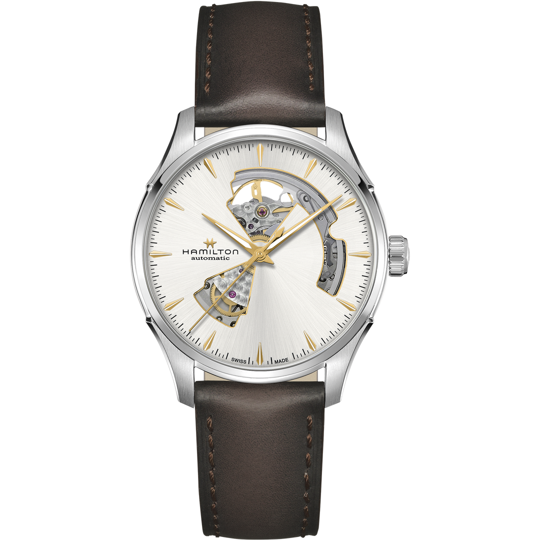 HAMILTON H32675551 Jazzmaster Open Heart Auto Karóra