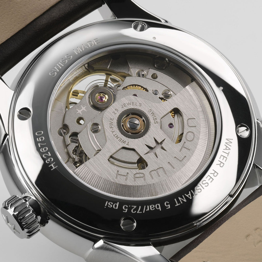 HAMILTON H32675551 Jazzmaster Open Heart Auto Karóra