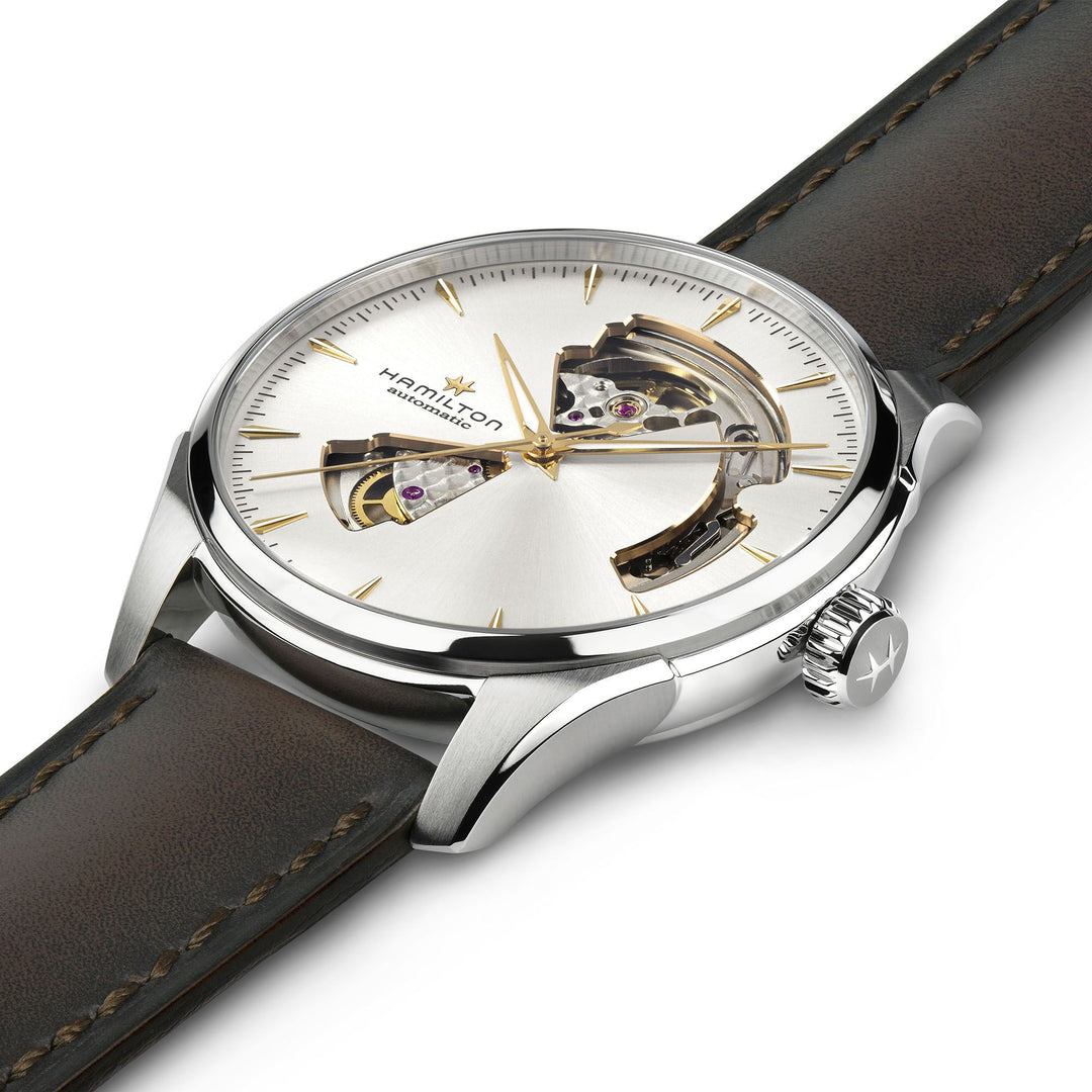 HAMILTON H32675551 Jazzmaster Open Heart Auto Karóra