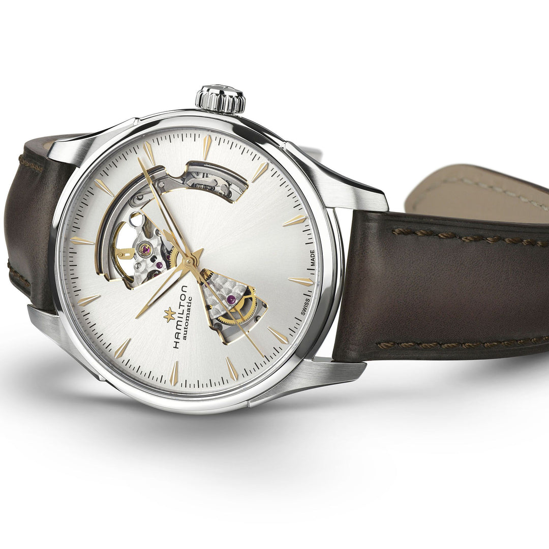 HAMILTON H32675551 Jazzmaster Open Heart Auto Karóra