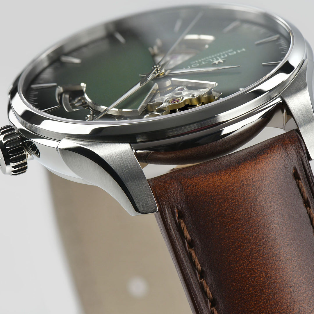 HAMILTON H32675560 Jazzmaster Open Heart Karóra