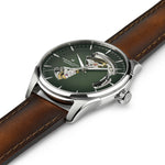 Kép betöltése a Galériamegjelenítőbe, HAMILTON H32675560 Jazzmaster Open Heart Karóra

