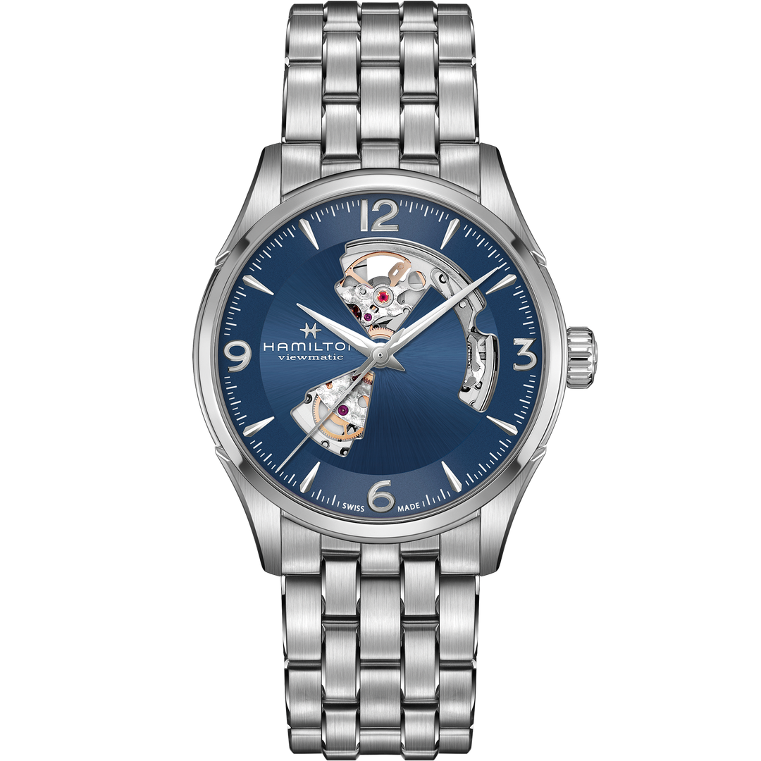 HAMILTON H32705141 Jazzmaster Open Heart Auto Karóra