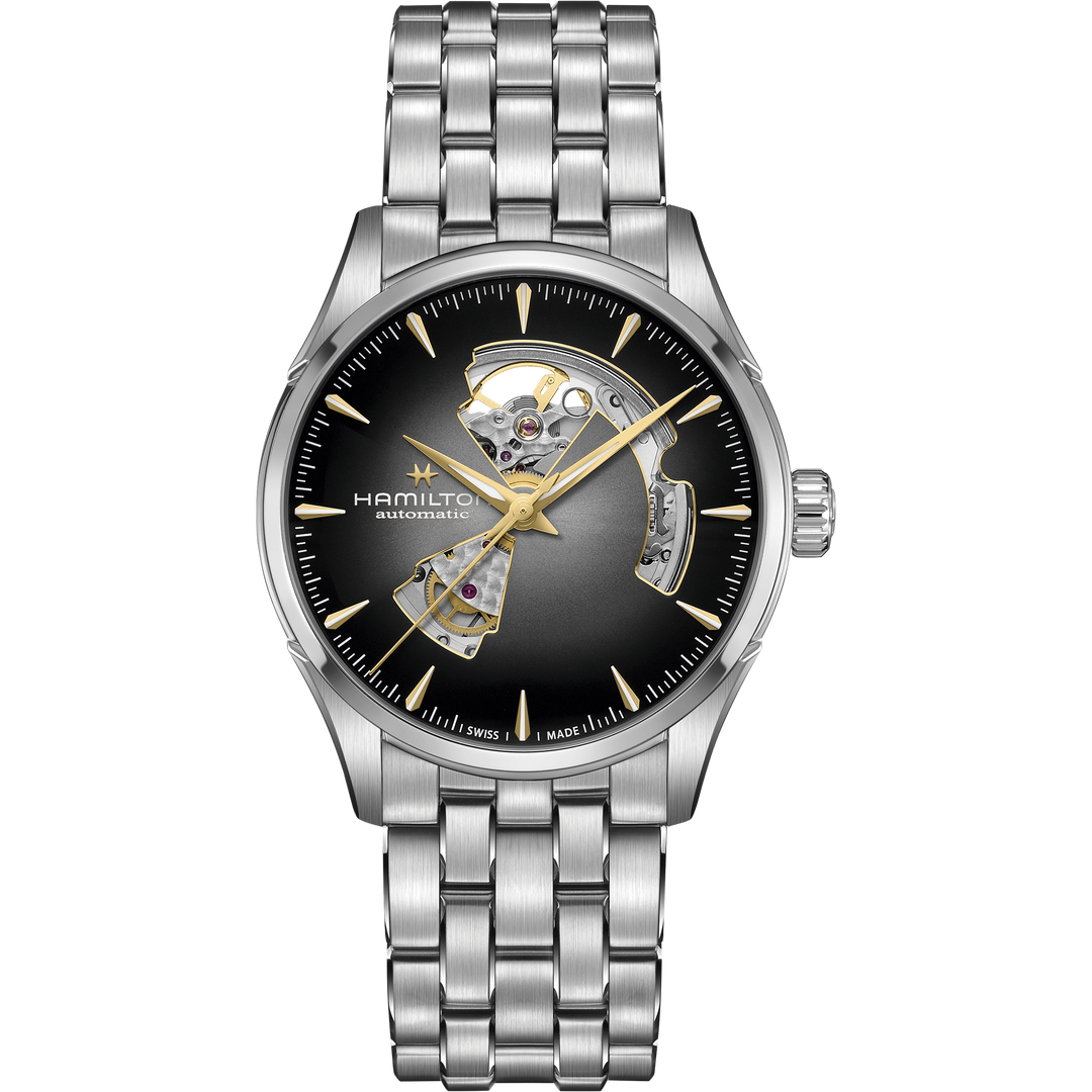 HAMILTON H32705180 Jazzmaster Open Heart Auto Karóra