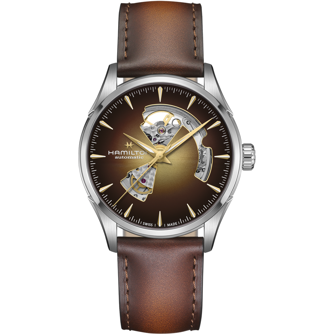 HAMILTON H32705501 Jazzmaster Open Heart Auto Karóra
