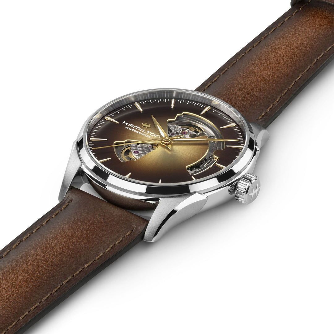 HAMILTON H32705501 Jazzmaster Open Heart Auto Karóra