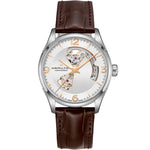 Kép betöltése a Galériamegjelenítőbe, HAMILTON H32705551 Jazzmaster Open Heart Karóra
