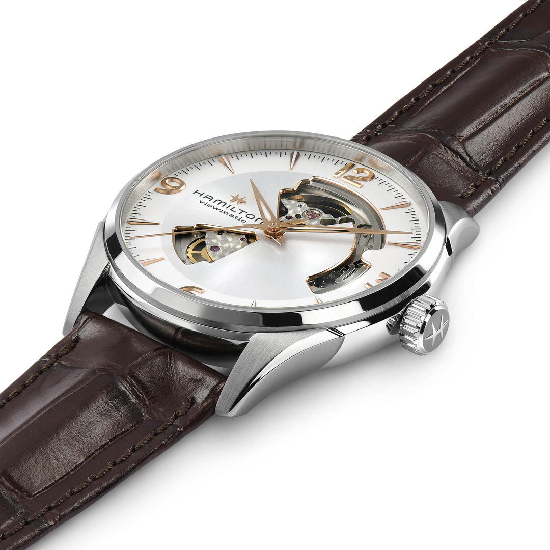 HAMILTON H32705551 Jazzmaster Open Heart Karóra