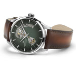 Kép betöltése a Galériamegjelenítőbe, HAMILTON H32705560 Jazzmaster Open Heart Karóra
