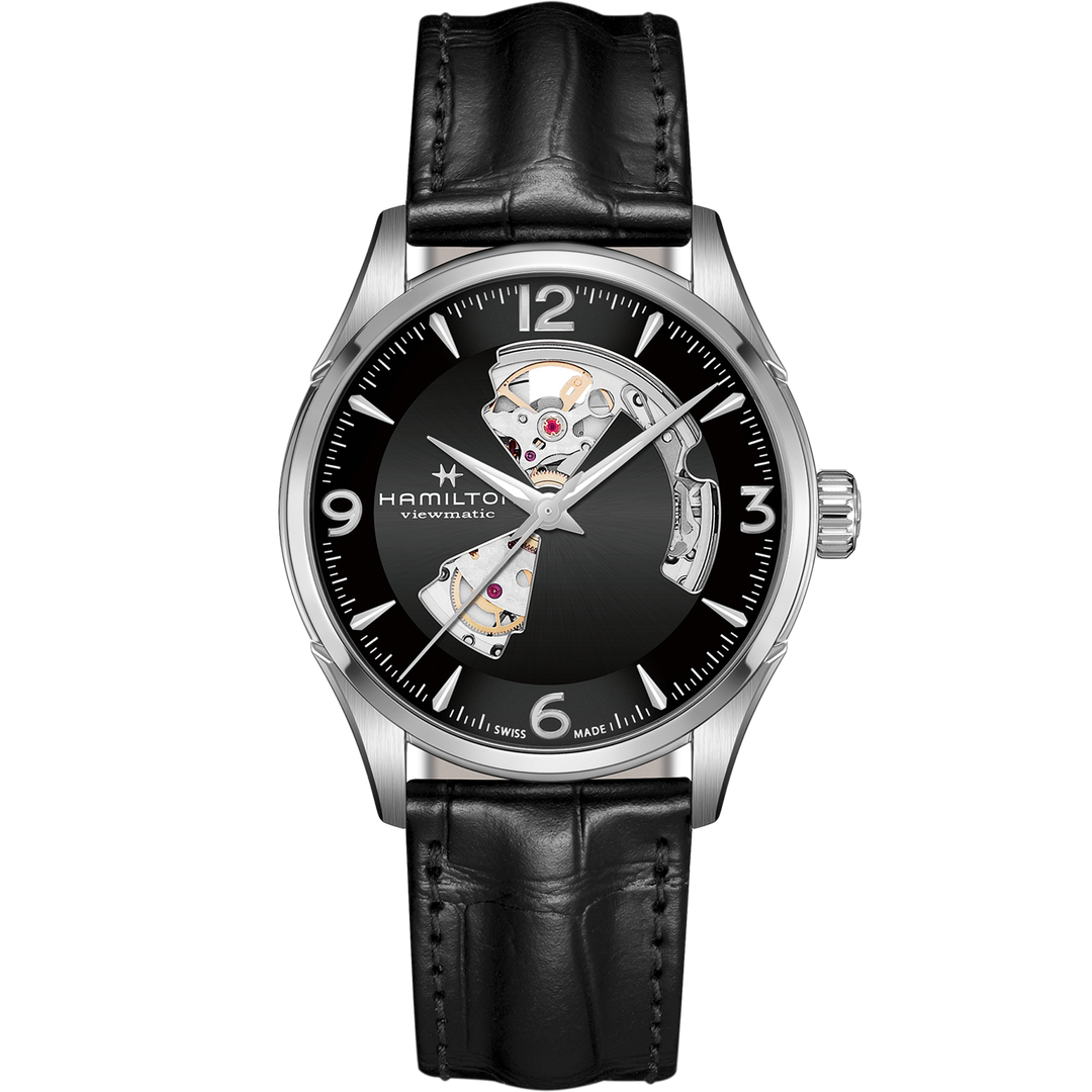 HAMILTON H32705731  Jazzmaster Open Heart Auto Karóra