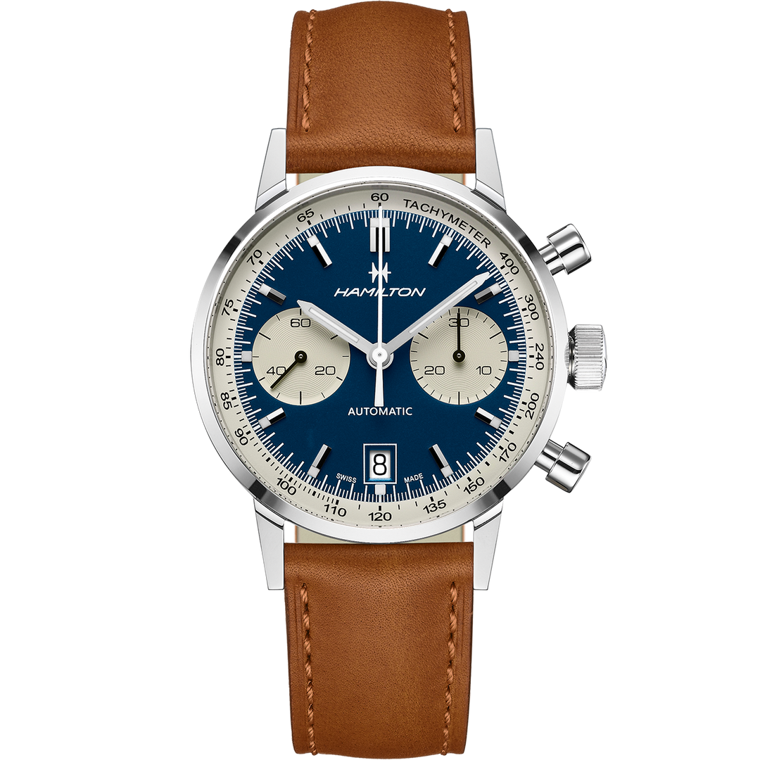 HAMILTON H38416541 American Classic Intra-Matic Auto Chrono Karóra
