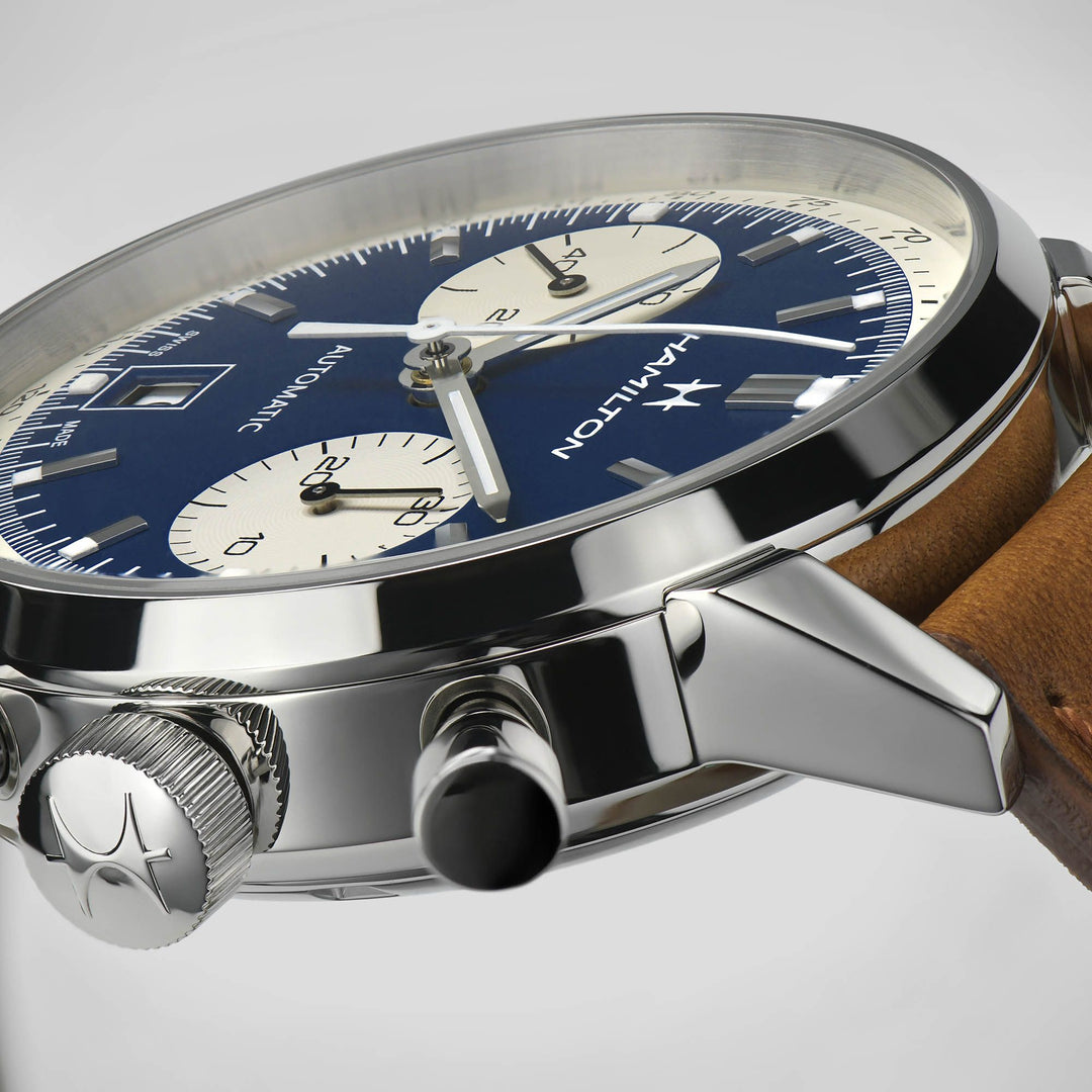 HAMILTON H38416541 American Classic Intra-Matic Auto Chrono Karóra