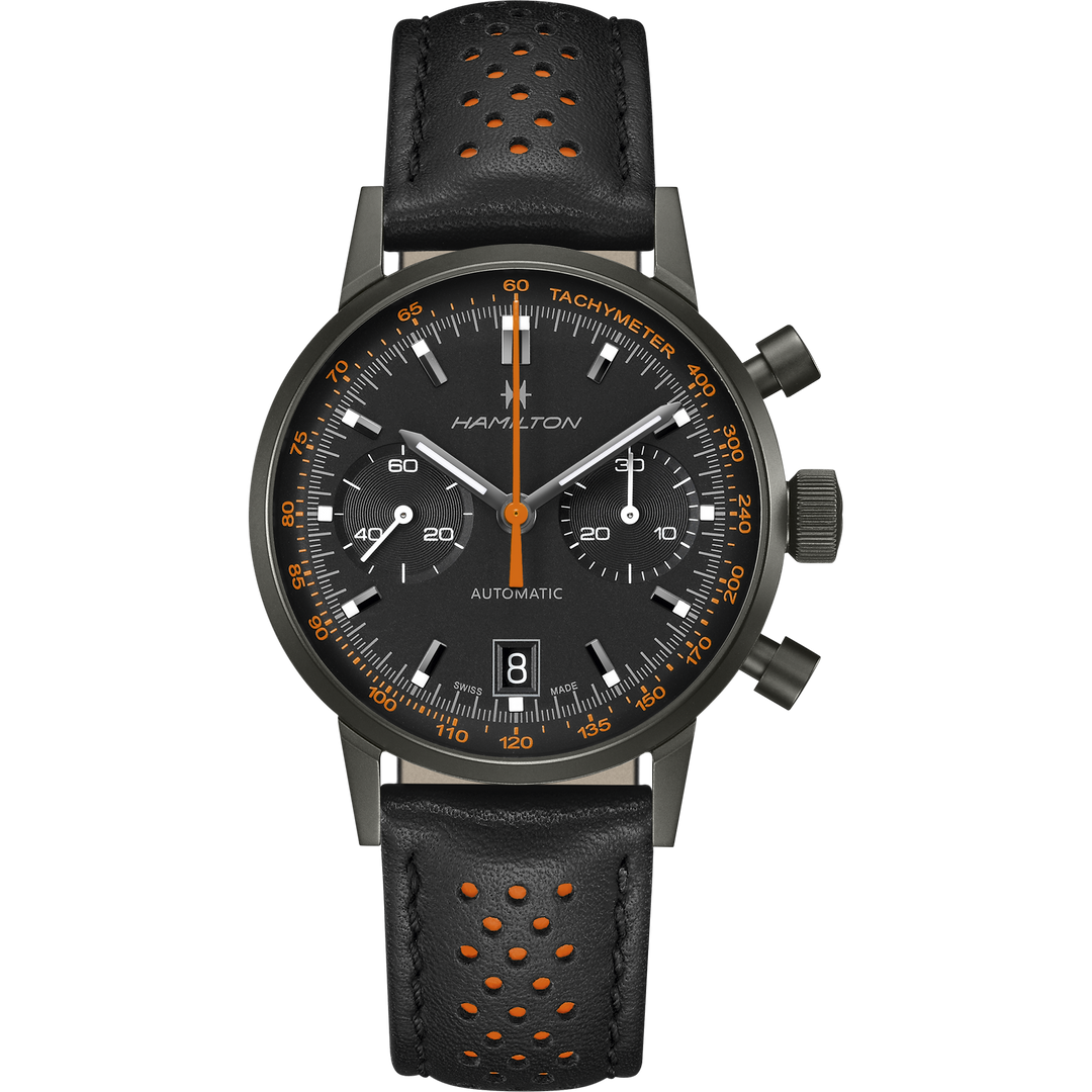 HAMILTON H38446732 American Classic Intra-matic Auto Chrono Karóra