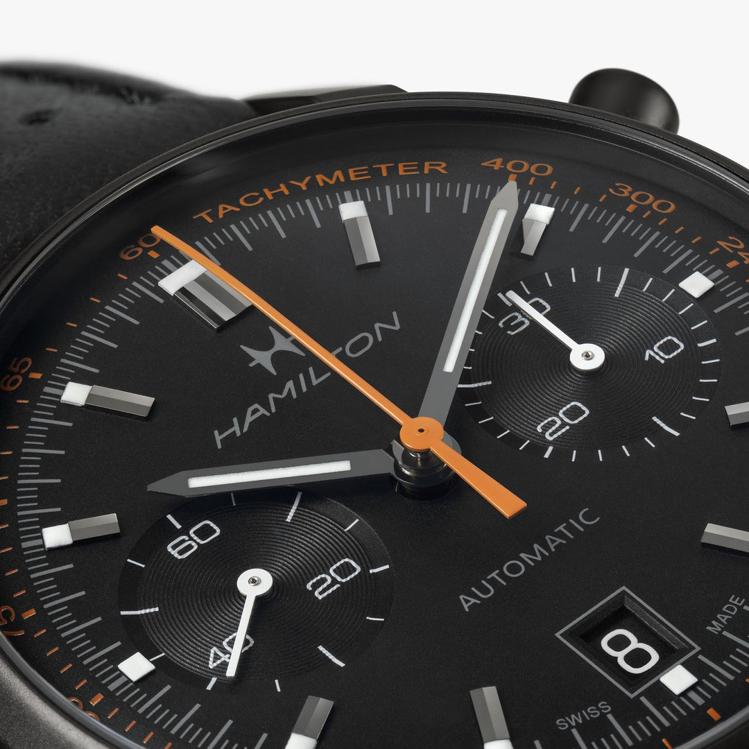 HAMILTON H38446732 American Classic Intra-matic Auto Chrono Karóra