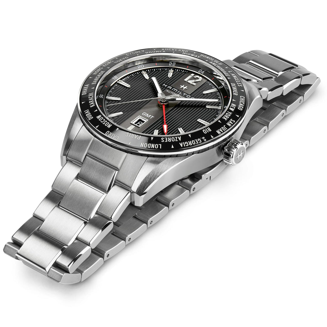 HAMILTON H43725131 Broadway Broadway GMT Karóra