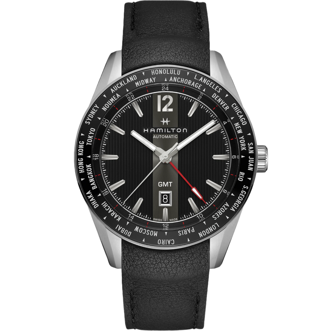 HAMILTON H43725731 Broadway Broadway GMT Karóra