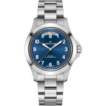 Kép betöltése a Galériamegjelenítőbe, HAMILTON H64475140 Khaki Field King Day-Date Karóra
