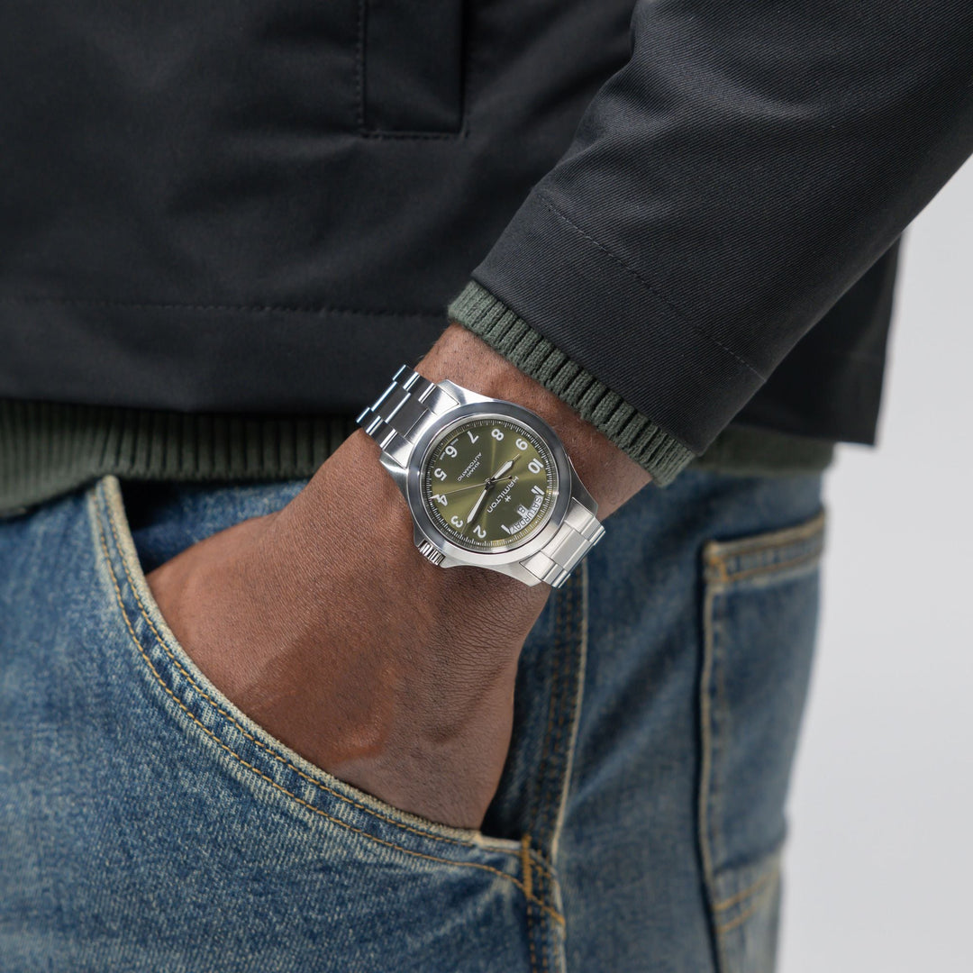 HAMILTON H64475160 Khaki Field King Day-Date Watch