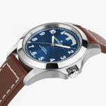 Kép betöltése a Galériamegjelenítőbe, HAMILTON H6447554 Khaki Field King Day-Date Karóra
