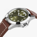 Kép betöltése a Galériamegjelenítőbe, HAMILTON H64475560 Khaki Field King Day-Date Karóra
