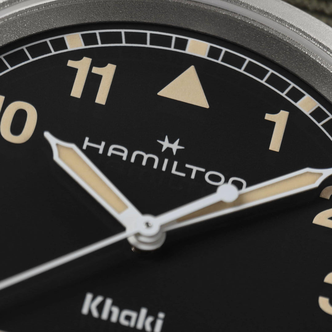 HAMILTON H69401930 Khaki Field Karóra