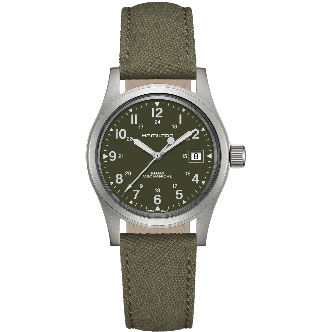 HAMILTON H69439363 Khaki Field Mechanical Karóra