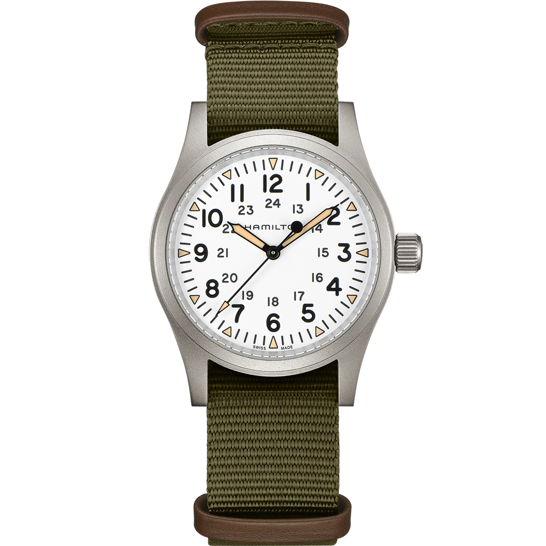 HAMILTON H69439411 Khaki Field Mechanical Karóra