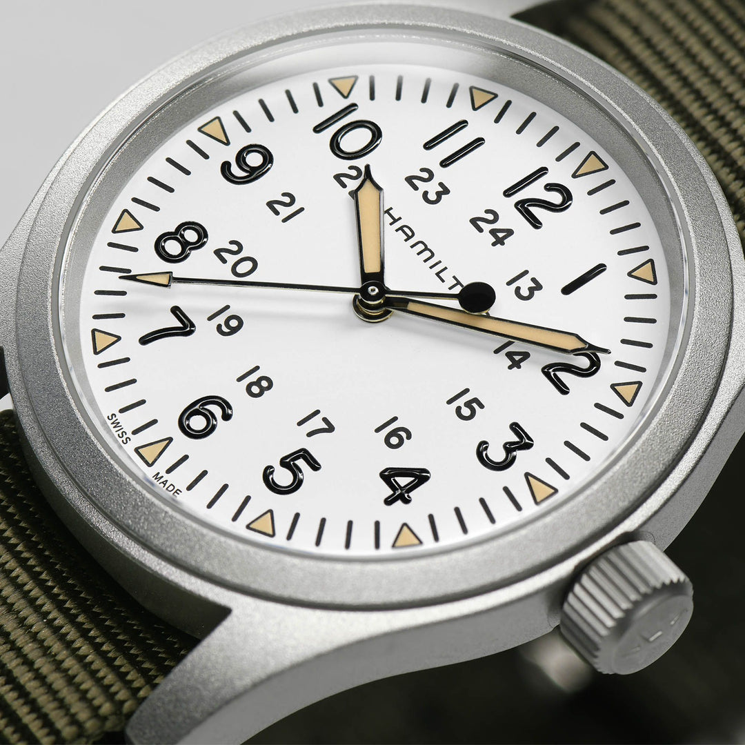 HAMILTON H69439411 Khaki Field Mechanical Karóra