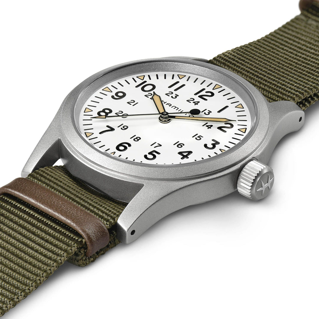 HAMILTON H69439411 Khaki Field Mechanical Karóra