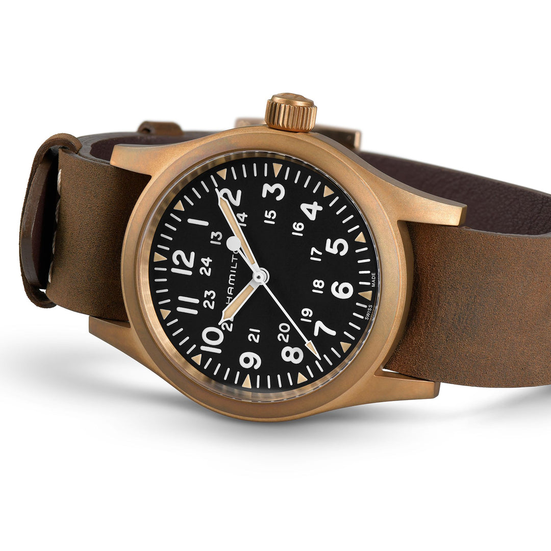 HAMILTON H69459530 Khaki Field Mechanical Bronze Karóra