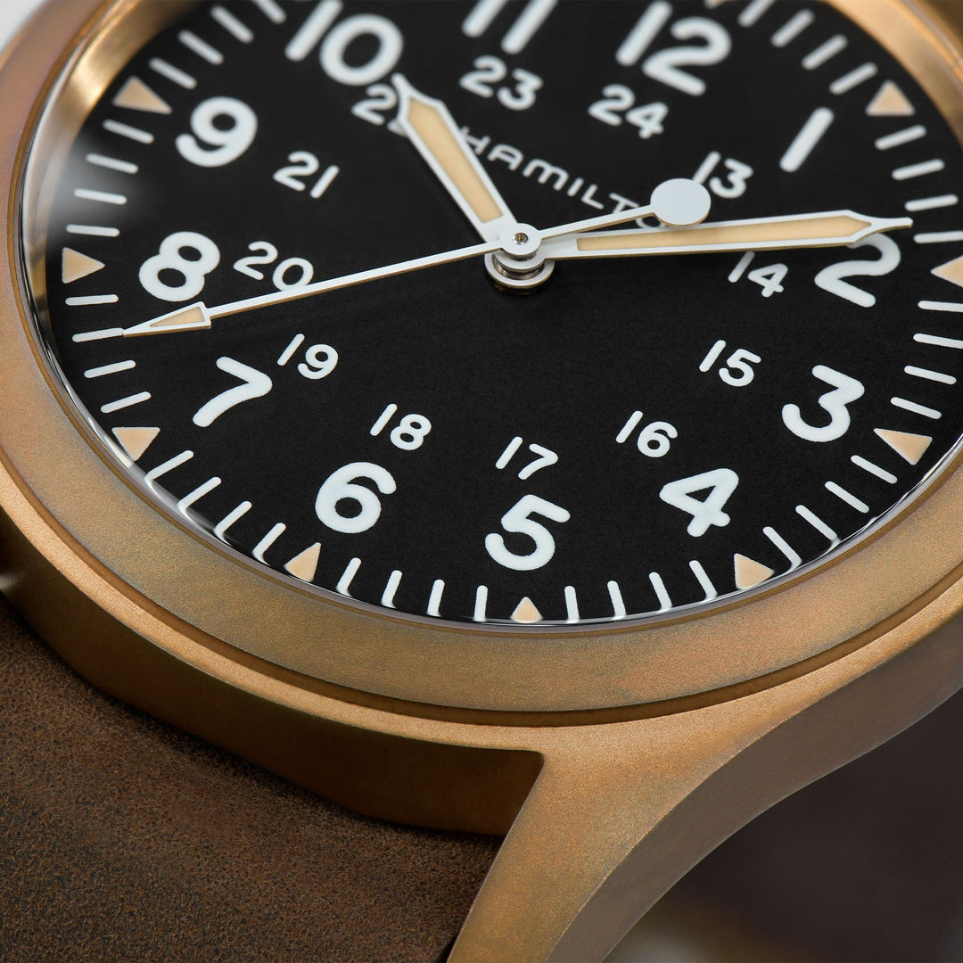 HAMILTON H69459530 Khaki Field Mechanical Bronze Karóra