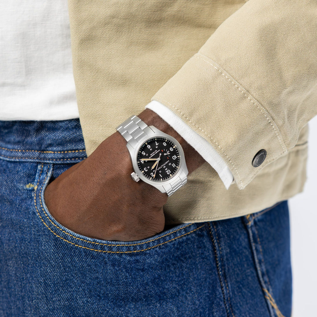 HAMILTON H69509130 Khaki Field Mechanical Power Reserve Watch