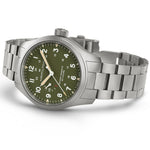 Kép betöltése a Galériamegjelenítőbe, HAMILTON H69509160 Khaki Field Power Reserve 40mm Karóra
