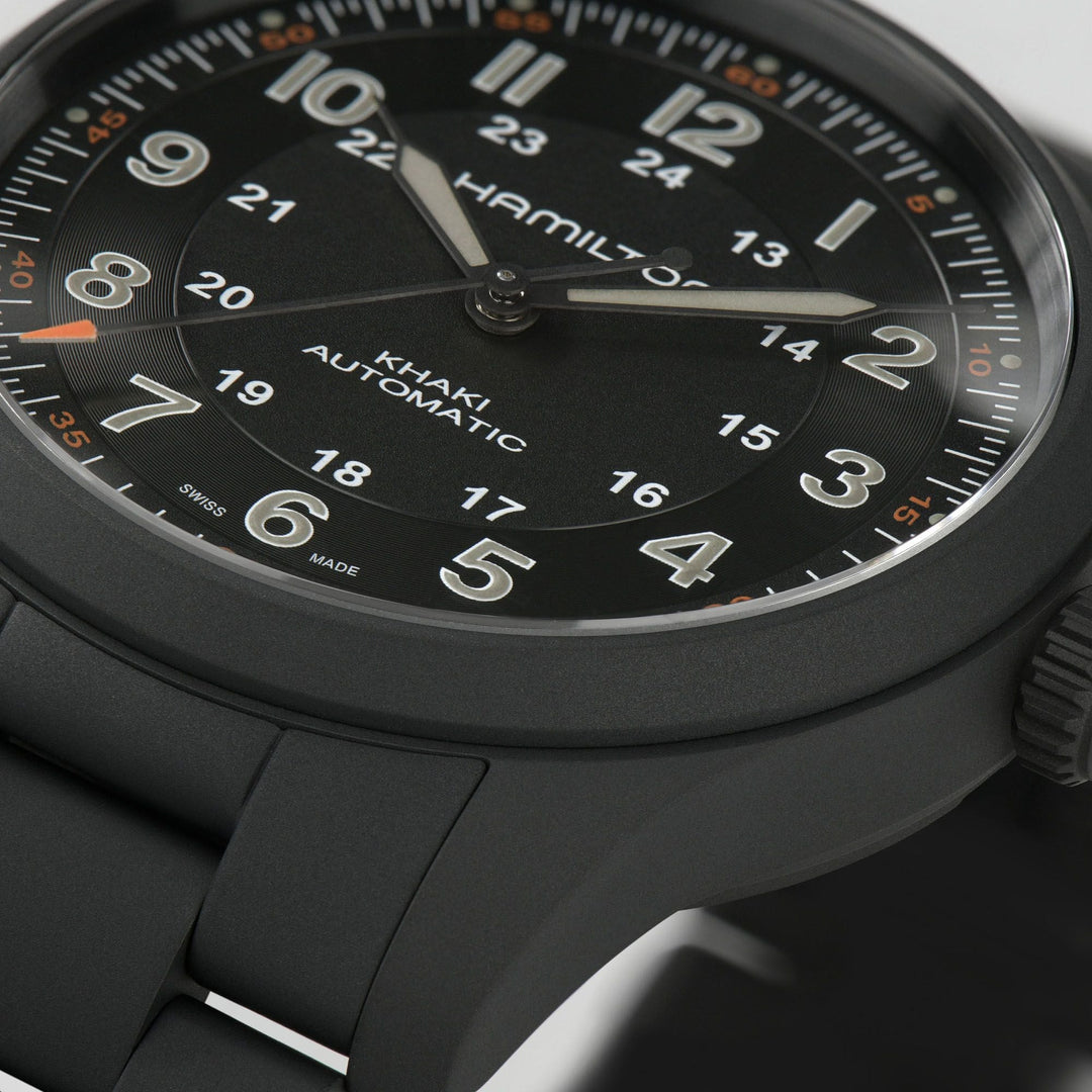 HAMILTON H70215130 Khaki Field Titanium Auto Karóra