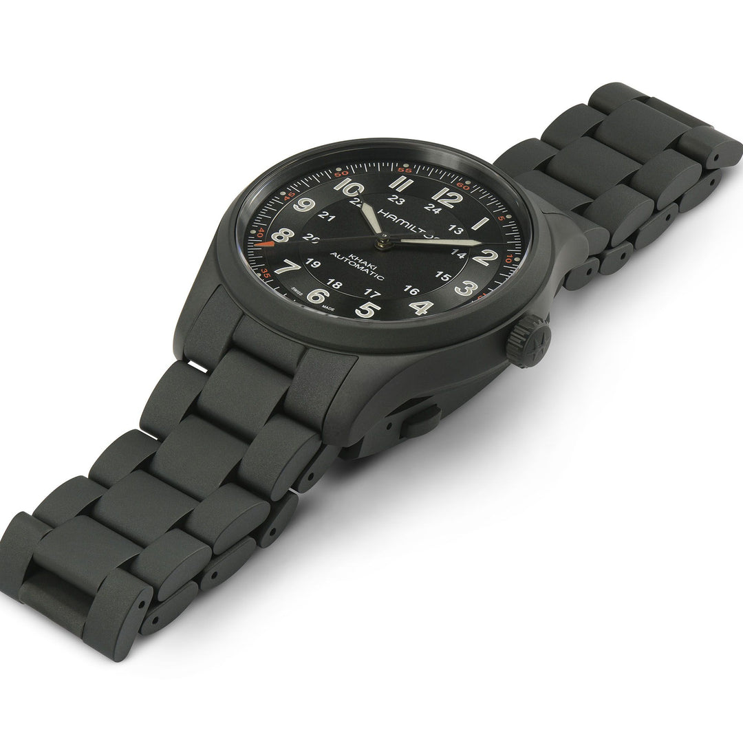 HAMILTON H70215130 Khaki Field Titanium Auto Karóra
