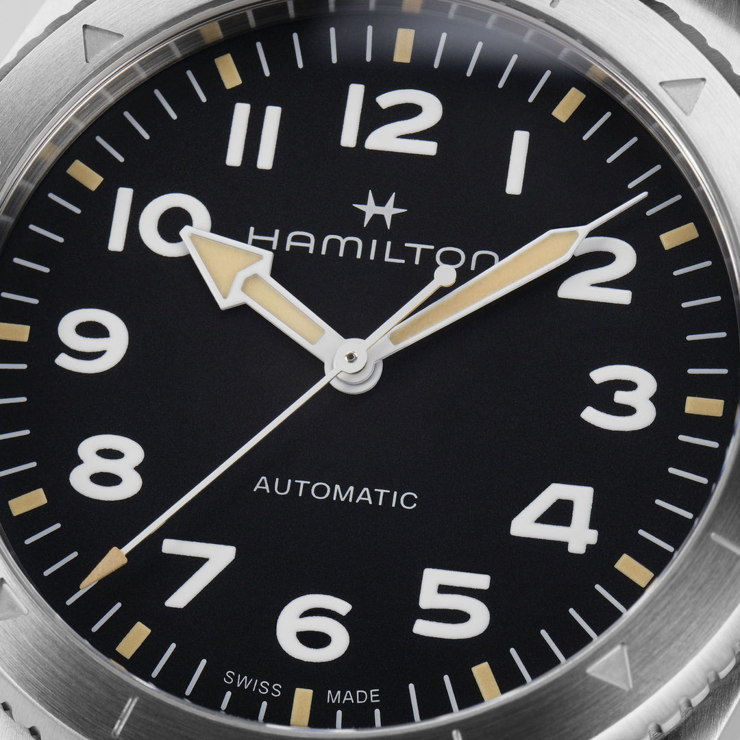 HAMILTON H70315931 Khaki Field Expedition Auto Karóra