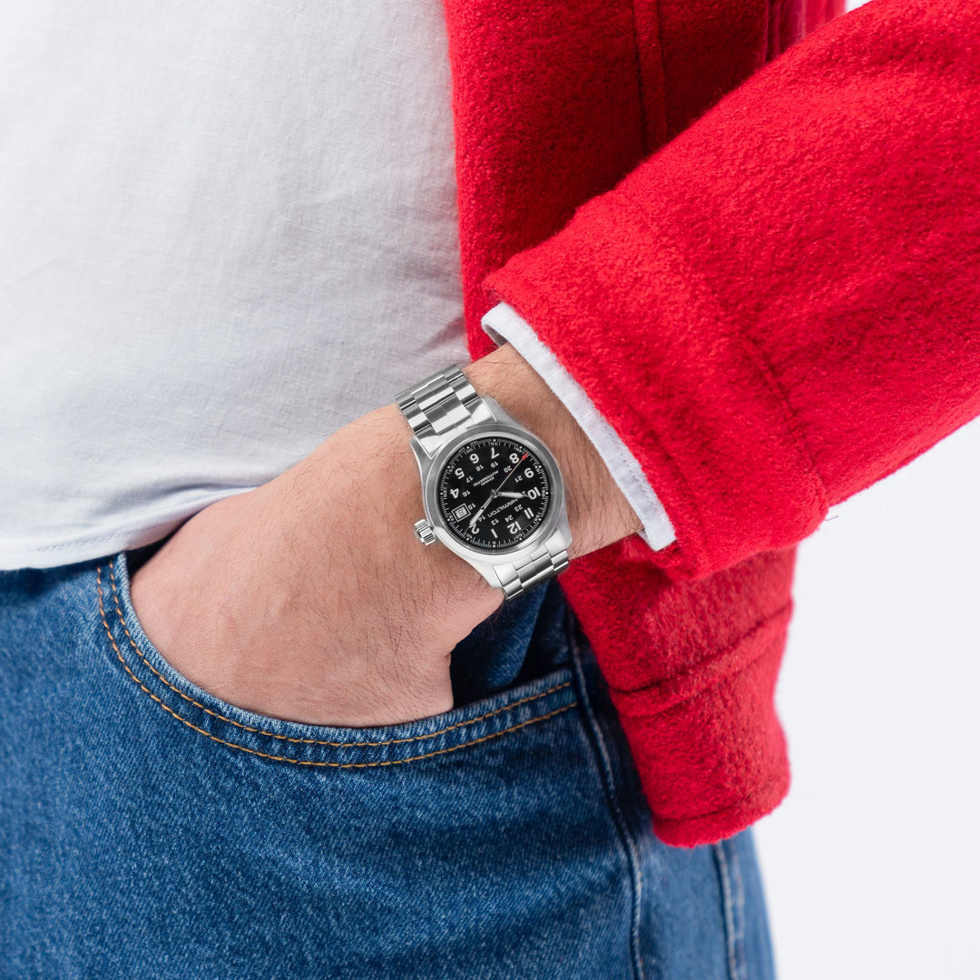 HAMILTON H70455133 Khaki Field Karóra