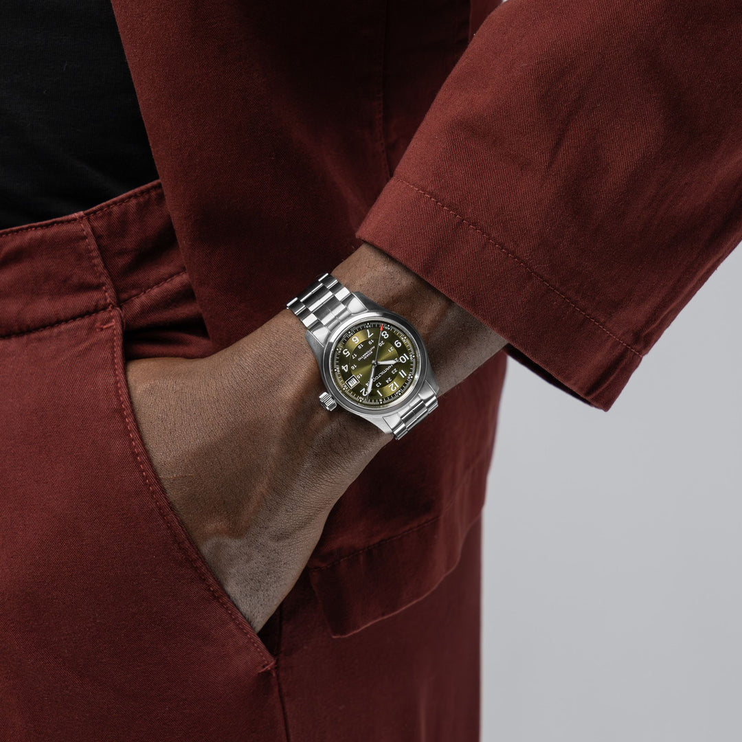 HAMILTON H70455160 Khaki Field Auto Karóra