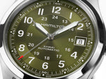 Kép betöltése a Galériamegjelenítőbe, HAMILTON H70455160 Khaki Field Auto Karóra

