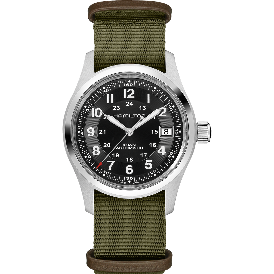 HAMILTON H70475930 Khaki Field Auto Karóra