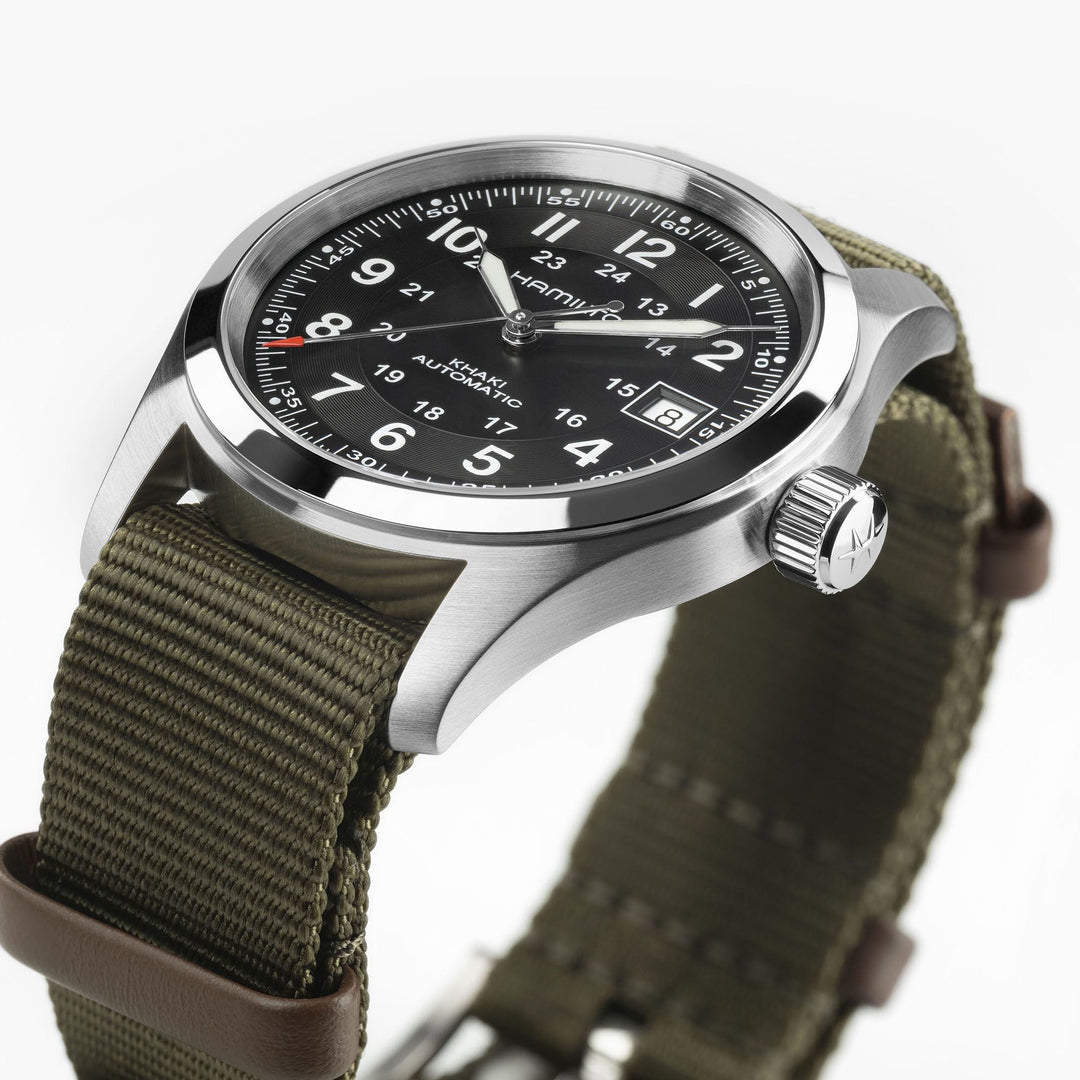 HAMILTON H70475930 Khaki Field Auto Karóra