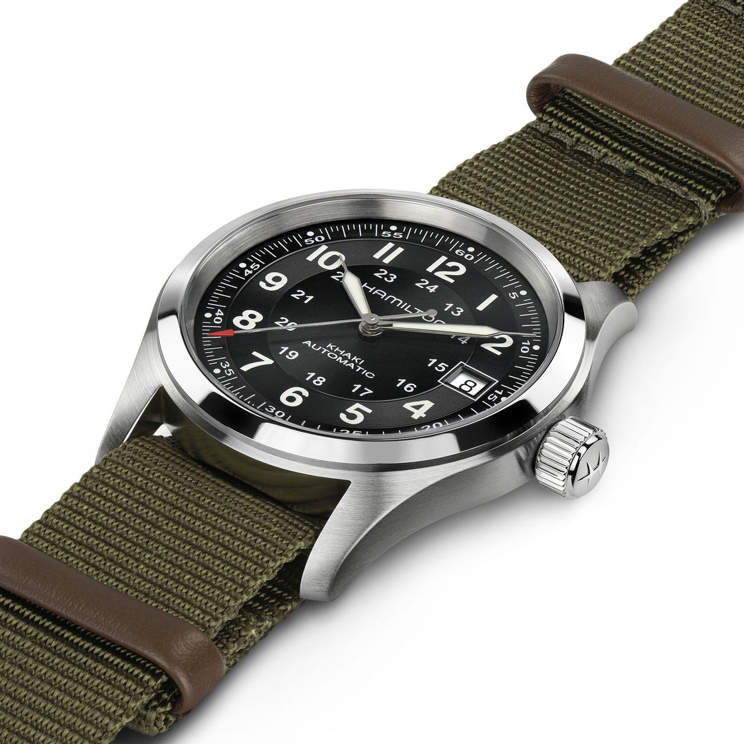 HAMILTON H70475930 Khaki Field Auto Karóra