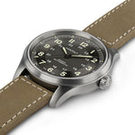 Kép betöltése a Galériamegjelenítőbe, HAMILTON H70545550 Khaki Field Titanium Auto Karóra
