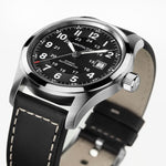 Kép betöltése a Galériamegjelenítőbe, HAMILTON H70605733 Khaki Field Auto Karóra
