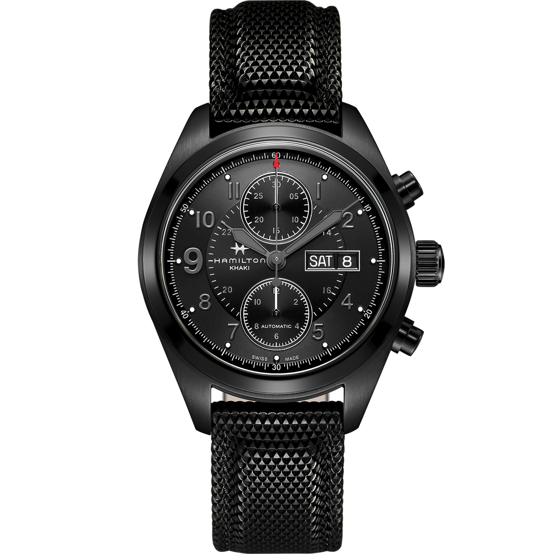 HAMILTON H71626735 Khaki Field Auto Chrono Karóra