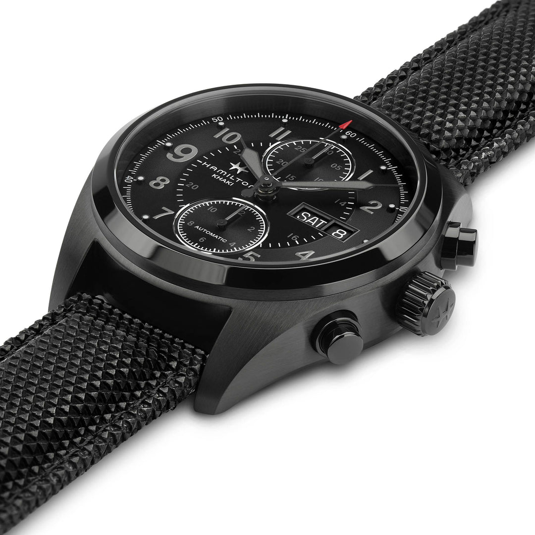 HAMILTON H71626735 Khaki Field Auto Chrono Karóra