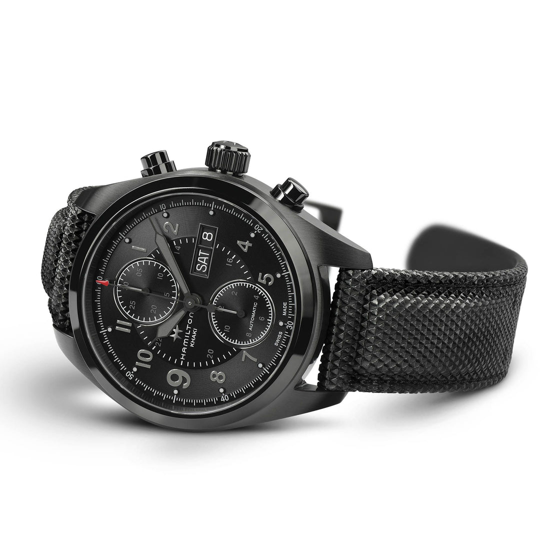 HAMILTON H71626735 Khaki Field Auto Chrono Karóra