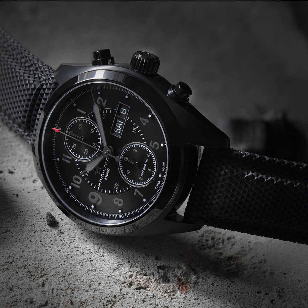 HAMILTON H71626735 Khaki Field Auto Chrono Karóra